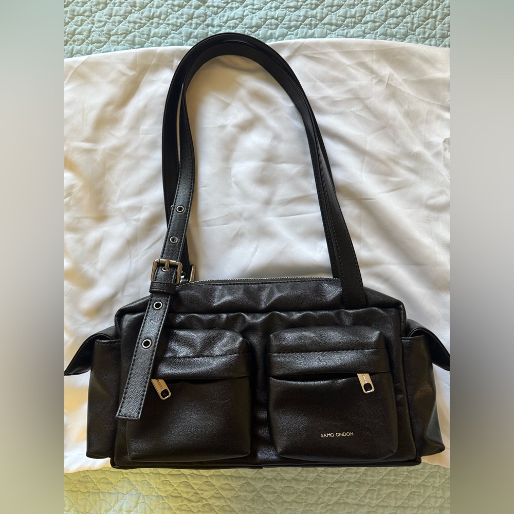 SAMO ONDOH Pocket Utility Bag M Nappa Black